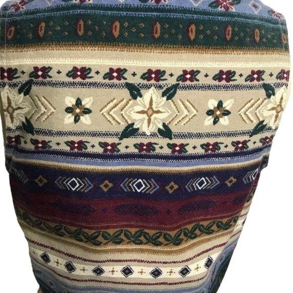 Vintage 90's Vest By Vivaldi Jeanswear M - Picture 5 of 10